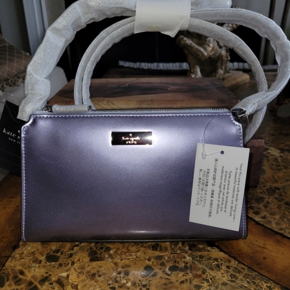 Kate Spade Purple Handbag NWT - Picture 1 of 8